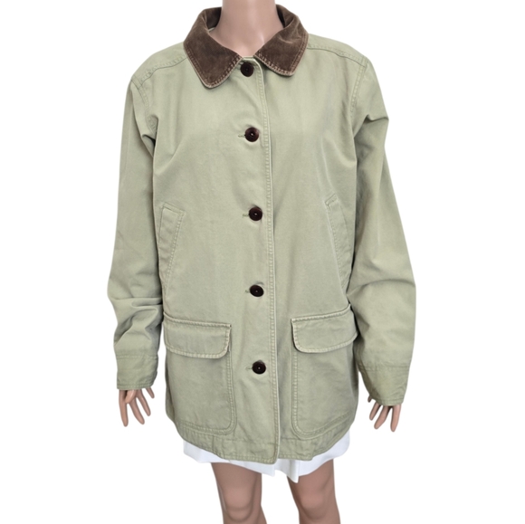 Vintage L.L.Bean Light Sage Barn/Hunting Jacket - Picture 12 of 16